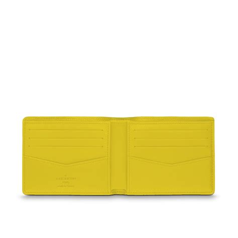 louis vuitton yellow wallet